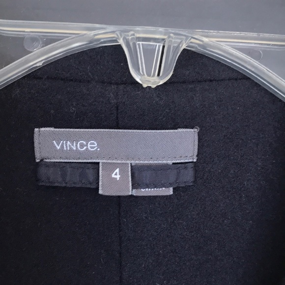 ViNCE blazer in navy blue flannel. Size 4 - Picture 6 of 8